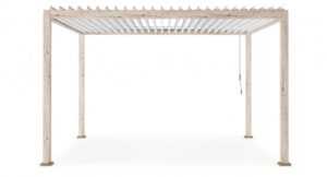 BIZZOTTO Hliníková pergola s uzavíracími lamelami OCEAN 3x4 m